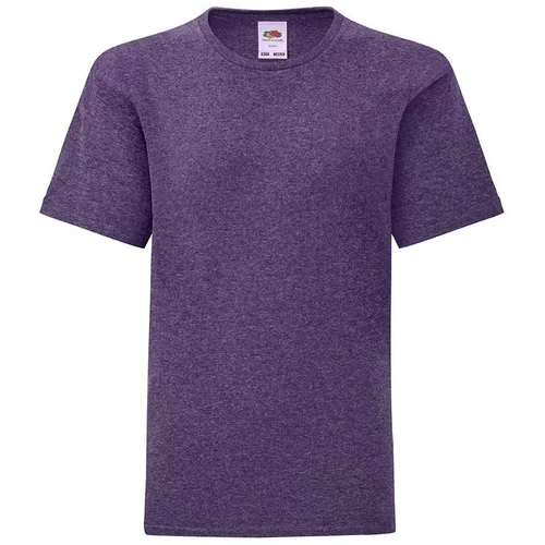 Fruit Of The Loom Purple children's t-shirt in combed cotton