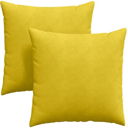  Jastučići za sofu 2 pcs Žuta 60 x 60 cm Kordura tekstil Slike