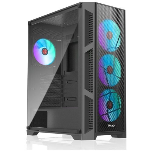 Raijintek arcadia iii midi tower/ atx/ m-atx/ mini-itx/ bez napajanja/ kaljeno staklo/ crna Kuci&scaron;te ( 53125 ) Cene