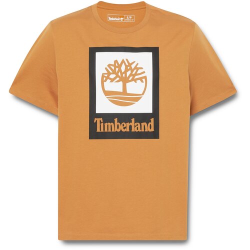 Timberland Majica svetlo rjava / črna / bela Cene