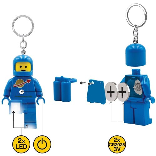 Lego Plavi privjesak za ključeve sa svjetlom Spaceman &amp;ndash; Slike