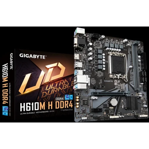 Gigabyte MB H610M H DDR4 Socket 1700 2x DDR4 up to 64GB 1x PCI-Ex16x16 1x