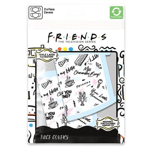 Pyramid FRIENDS (PHRASES) FACE MASK 2 PACK Cijene