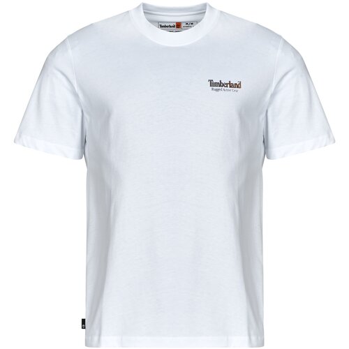 Timberland RUGGED ACTIVE GEAR BACK GRAPHIC TEE Bijela Cijene