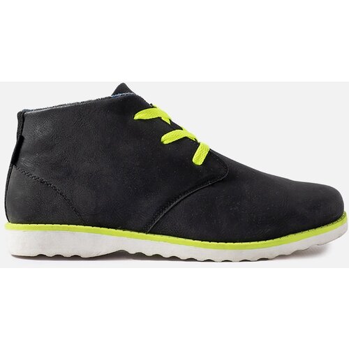 Gemre Black-neon men's derby shoes Haytham Cene