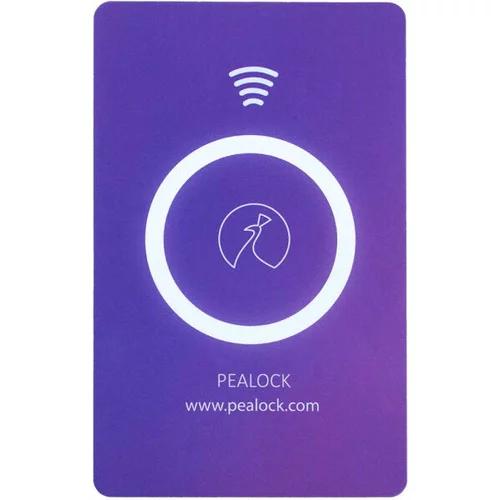 Pealock NFC KARTICA Kartica za zaključavanje, ružičasta, veličina