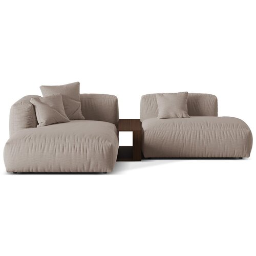 Micadoni Bež kutna garnitura (s lijevim kutom) Martina &amp;ndash; Home Slike
