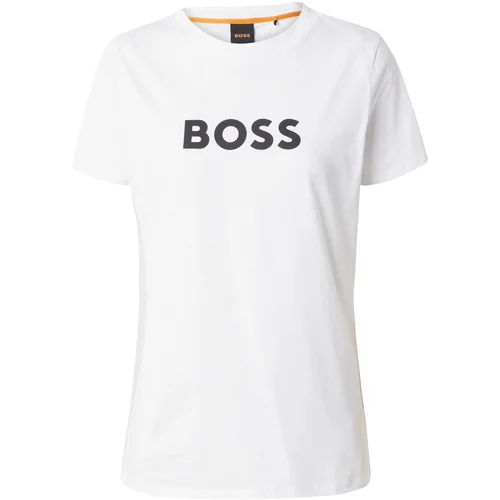 BOSS Orange Majica 'Elogo 5' črna / bela