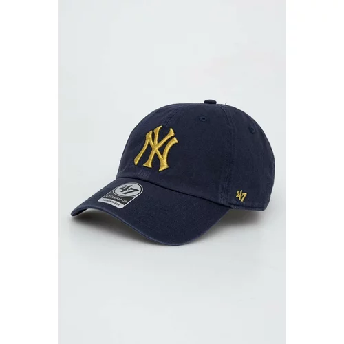 47 Brand Pamučna kapa sa šiltom MLB Los Angeles Dodgers boja: tamno plava, s aplikacijom
