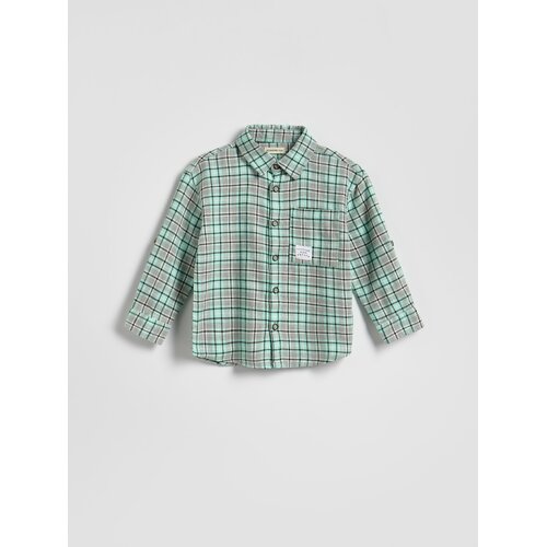 Reserved Bluza s vezenim uzorkom - bljedotirkizno Cijene