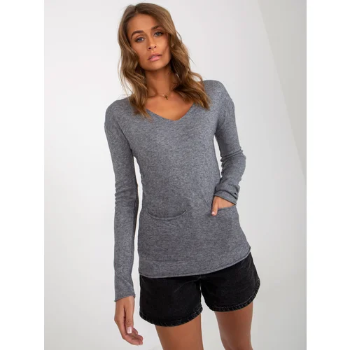 COCO ANGELO Sweater-VI-SW-20282.32-dark grey