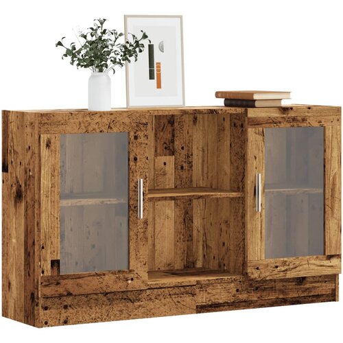 VidaXL Komoda boja staro drvo 120 x 30,5 x 70 konstruiranog drvo Slike