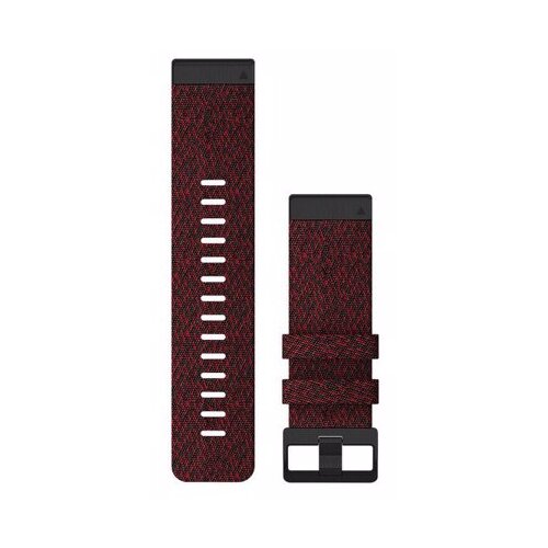 Garmin nadomestni pa&amp;scaron;ček za Fenix 6X/7X, QuickFit 26&amp;#039;&amp;#039;, Heathered Red Nylon, (20484800) Slike