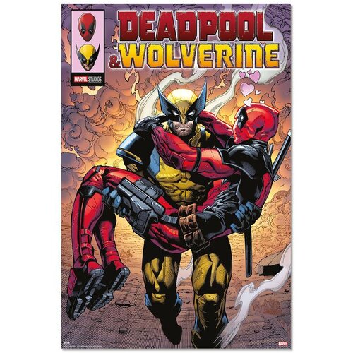 DEADPOOL Poster Marvel &amp;amp; Wolverine 91,5 &amp;times; 61 cm Slike