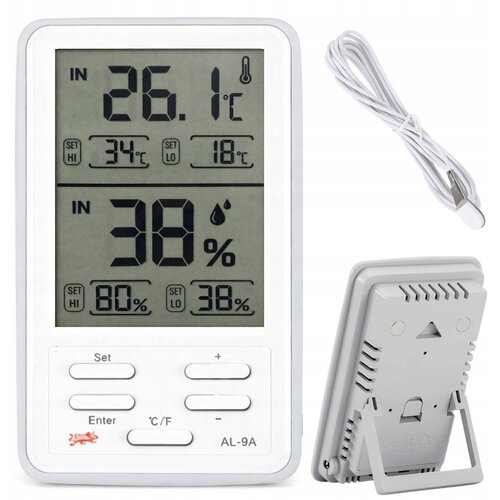  Digitalna vremenska postaja LCD termometer higrometer 12cm zunanji senzor Cene