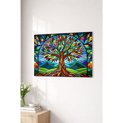 WALLXPERT Artmtlpnt1-2030 Multicolor Decorative Metal Painting Cene