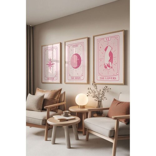 WALLXPERT Č-300898 - 5070 višebojni dekorativni set slika (3 komada) Cene