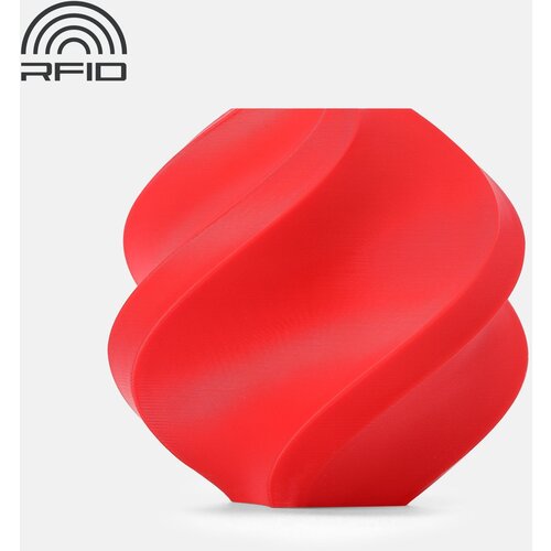 Bambu Lab petg hf filament on spool red Slike