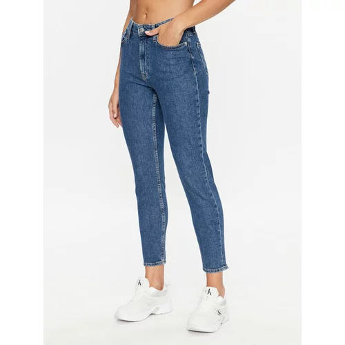 Calvin Klein Jeans Jeans hlače J20J221249 Modra Mom Fit