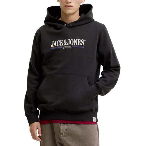 Jack &amp;amp; Jones Jack&amp;amp;Jones Mu&amp;scaron;ki duks sa kapuljačom Fusion, Crni Slike
