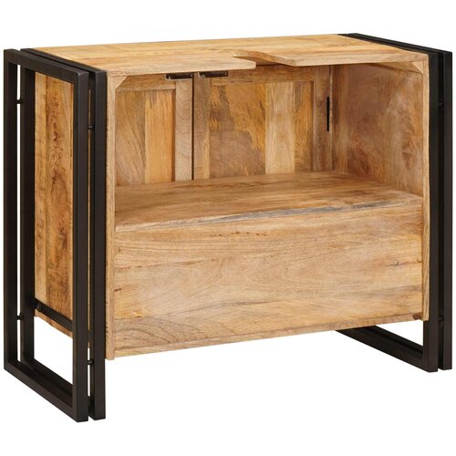  za umivaonik Smeđa 71 x 33 x 58 cm Čvrsto drvo manga Slike