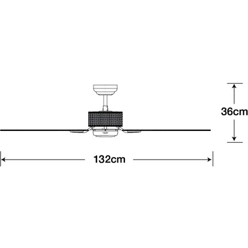  Lucci air 510297 - Plafonski ventilator FIJIAN beo Slike