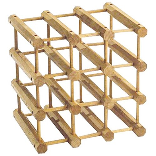 Do regal za vinske boce (28 x 34 x 34 cm, prirodno) Slike