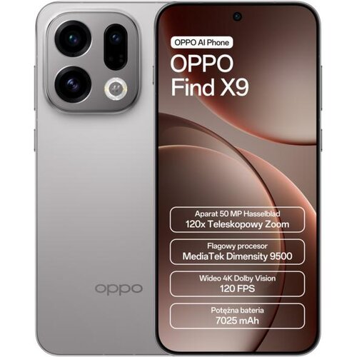 Oppo Pametni telefon Find X9 5G 12 GB/512 GB siv, (5000265628) Cene