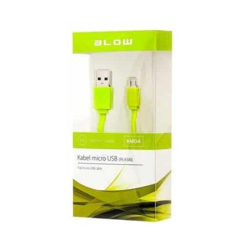 Blow micro usb kabel ploski zelen Cene