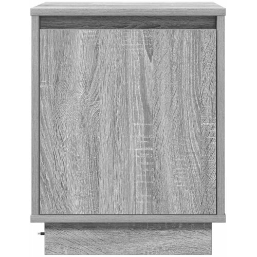  Noćni ormar Siva 39 x 34,5 x 50 cm Konstruirano drvo Slike