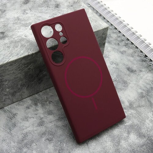  Maska FLEX MagSafe za Samsung S918B Galaxy S23 Ultra/ bordo Cene