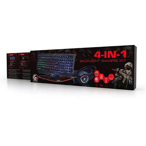  RGB tastatura + miš + slušalice + podloga Gaming GEMBIRD, GGS-UMGL4-01, USA layout Cijene