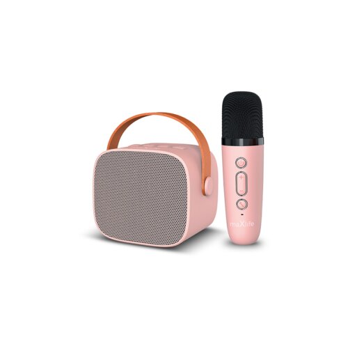  Zvučnik MaXlife MXKS-100 bluetooth, karaoke s mikrofonom, pink Cijene