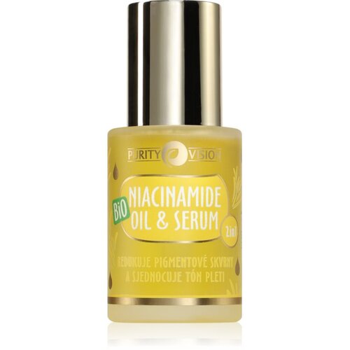 Purity Vision BIO Niacinamide oil &amp;amp; serum uljni serum za ujednačavanje tena lica 30 ml Slike