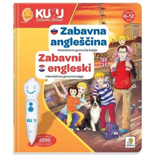 Kuku Interaktivna knjiga KUKU - Zabavni engleski (bez olovke) Cijene