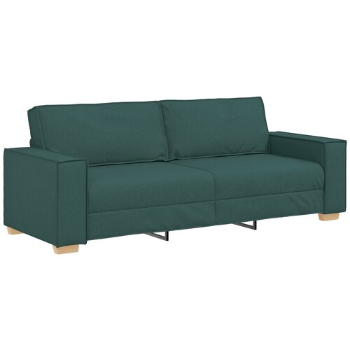 vidaXL 3-sedežni kavč temno zelene barve, 180 cm, iz tkanine, (22054395) Cene