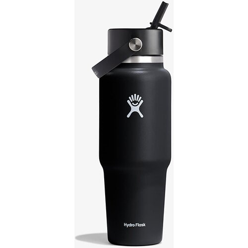 Hydro Flask Hydroflask 1000 ml Wide Flex Straw Travel Bottle Black Universal Cene