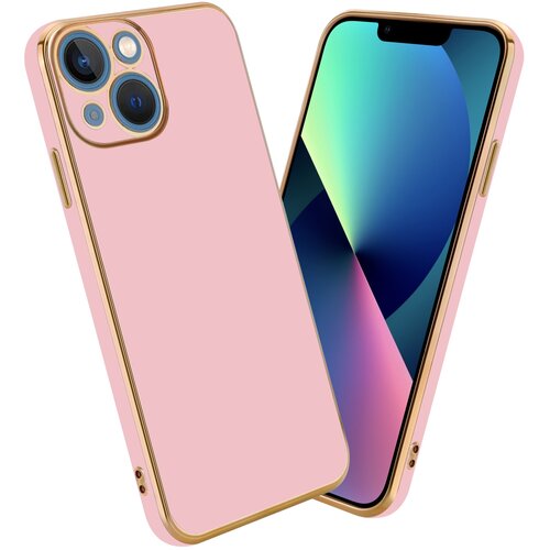 Cadorabo Ohišje, združljiv z Apple v sijajnem roza barvi - Zaščitni pokrov iz fleksibilnega silikona TPU in z zaščito pred kamero, (20596354) Cene