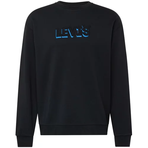 Levi's Sweater majica azur / crna