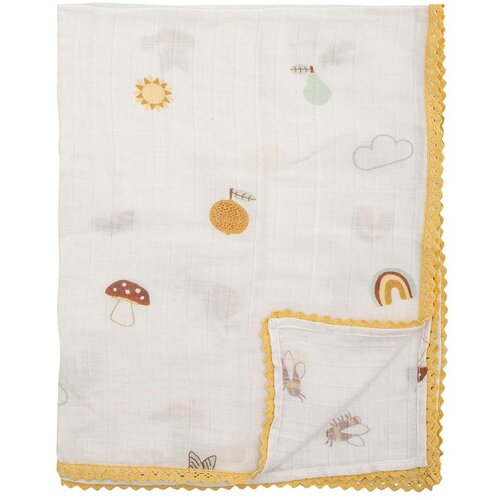 Bloomingville Mini Bijela deka za bebe 80x100 cm Agnes &amp;ndash; Slike
