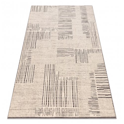 RugsX Preproga Wool ANGEL 1222 / 52023 Linije bež / siva 80x150 cm, (21959783) Cene