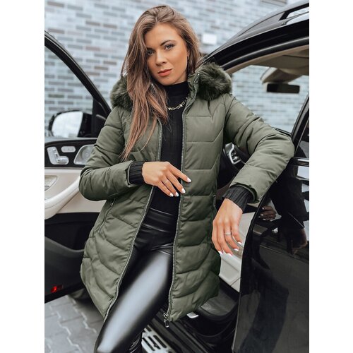 DStreet Women&amp;#039;s quilted winter jacket CAPELLA green Slike