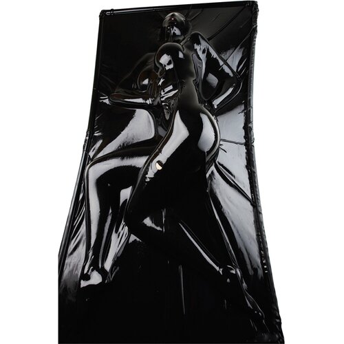 Latex vakuumski lateks krevet (crni) Slike