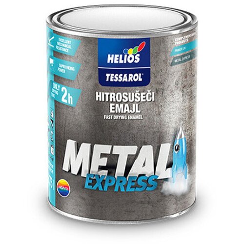 Helios Tessarol Barva za kovino Metal Express (0,75 l, siva) Cene