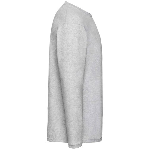 Fruit Of The Loom Value Men's Grey Long Sleeve T-shirt Cene