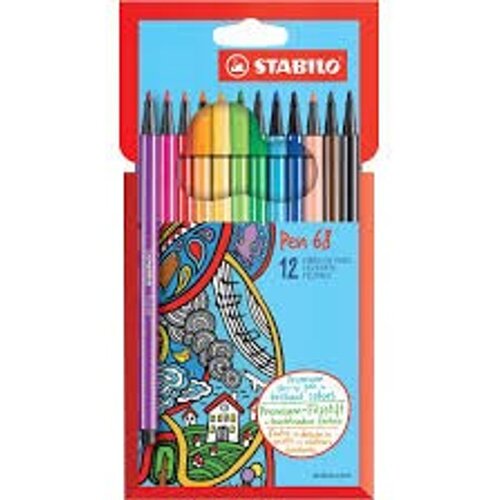 Stabilo fiber pen pen 68, kartonska škatla 12, (21656066) Cene
