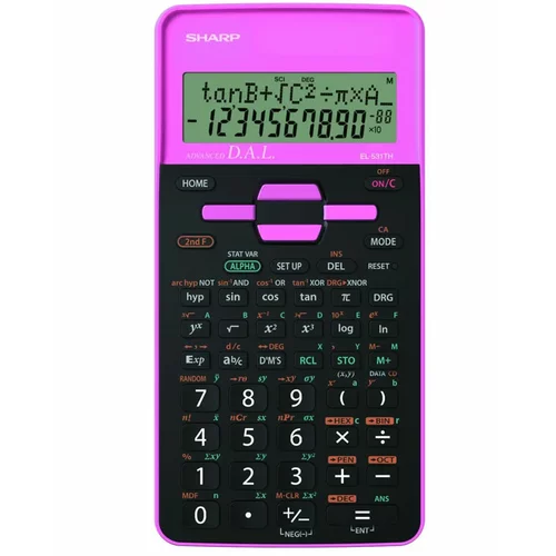 Sharp Tehnični kalkulator EL531THBPK, roza