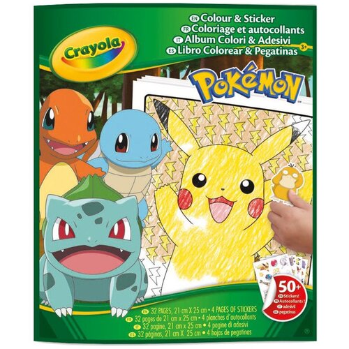 Crayola Color & Sticker: Pokémonova aktivnostna knjiga Cene