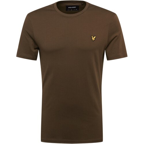 Lyle & Scott Majica zeleno smeđa / žuta / crna Cijene