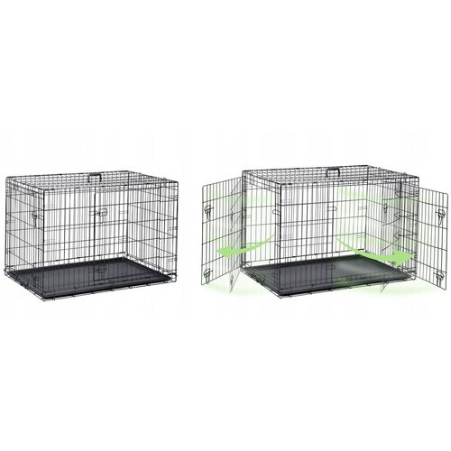 Pethaus PH-202 sklopivi metalni kavez za velikog psa L Slike